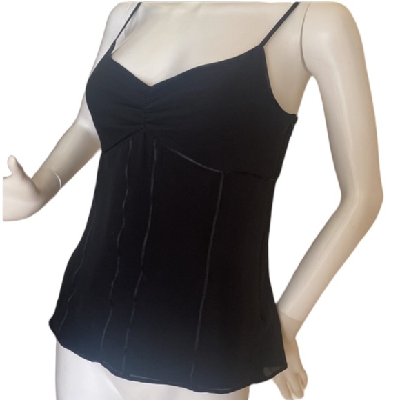 Express Silk Y2K whimsigoth Vtg. Chiffon w/ Satin trim / side Zip / Sm. - Picture 16 of 16